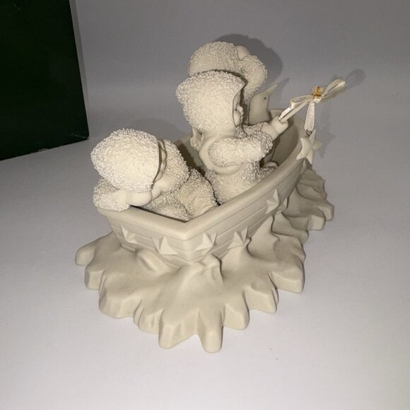 Department 56 Snowbabies Winken, Blinken & Nod #6814-4, Snow babies, Boat - Picture 2 of 10